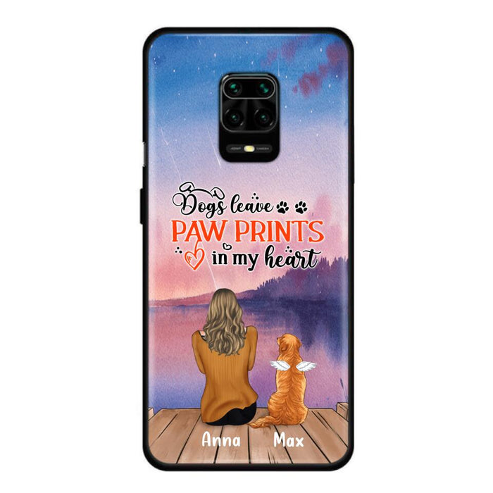 Personalized Dog Phone Case - Man/Woman/Couple With Up to 4 Dogs - Gift Idea For Dog Lover - My Angel Has Paws - Case For Xiaomi, Oppo And Huawei