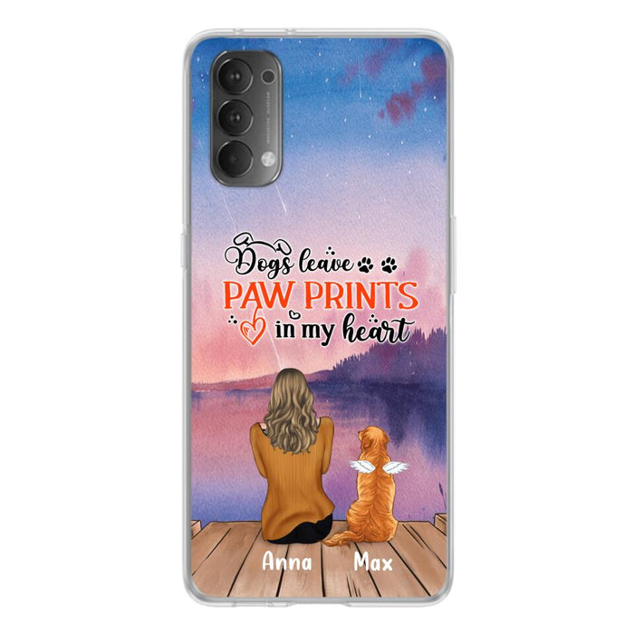 Personalized Dog Phone Case - Man/Woman/Couple With Up to 4 Dogs - Gift Idea For Dog Lover - My Angel Has Paws - Case For Xiaomi, Oppo And Huawei