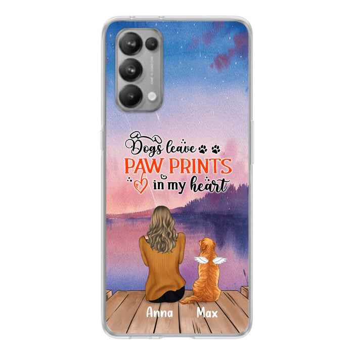 Personalized Dog Phone Case - Man/Woman/Couple With Up to 4 Dogs - Gift Idea For Dog Lover - My Angel Has Paws - Case For Xiaomi, Oppo And Huawei