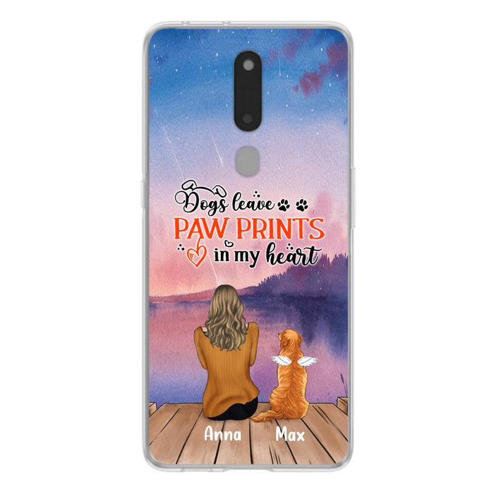 Personalized Dog Phone Case - Man/Woman/Couple With Up to 4 Dogs - Gift Idea For Dog Lover - My Angel Has Paws - Case For Xiaomi, Oppo And Huawei