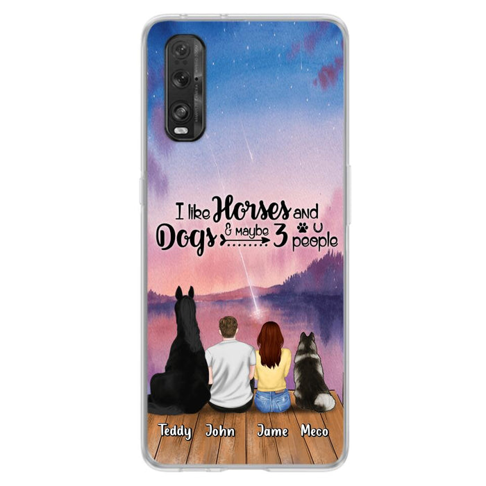 Personalized Horse Dog Parents Phone Case - Forever In My Heart - Case For Xiaomi, Oppo And Huawei