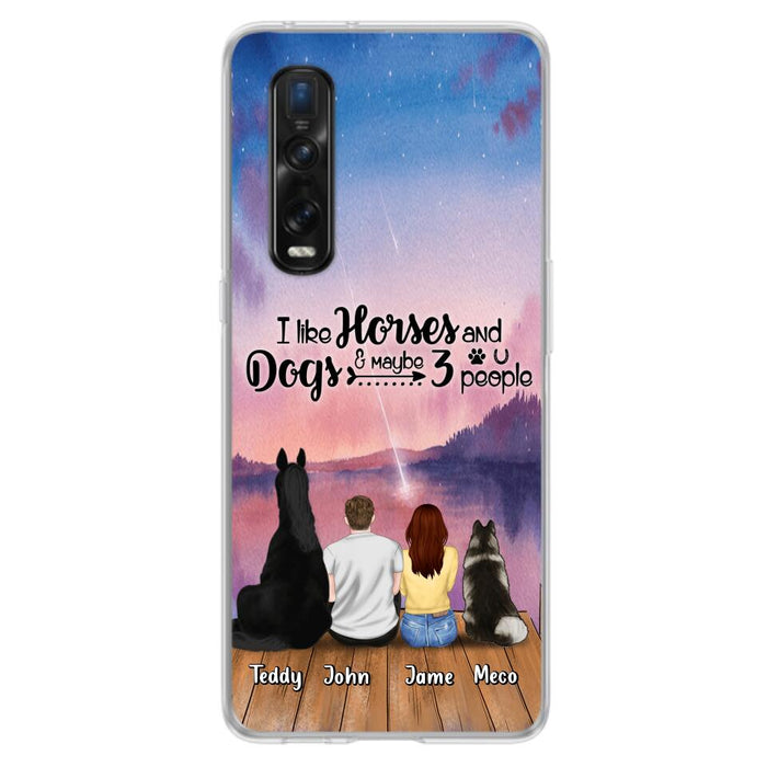 Personalized Horse Dog Parents Phone Case - Forever In My Heart - Case For Xiaomi, Oppo And Huawei