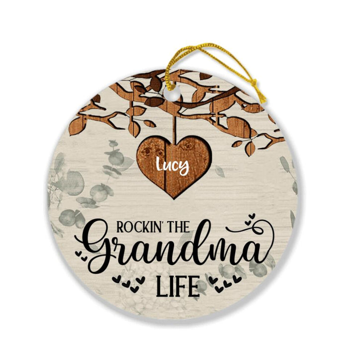 Personalized Grandkids Ornament - Up to 6 Kids - Best Gift For Kids - Rockin' The Grandma Life