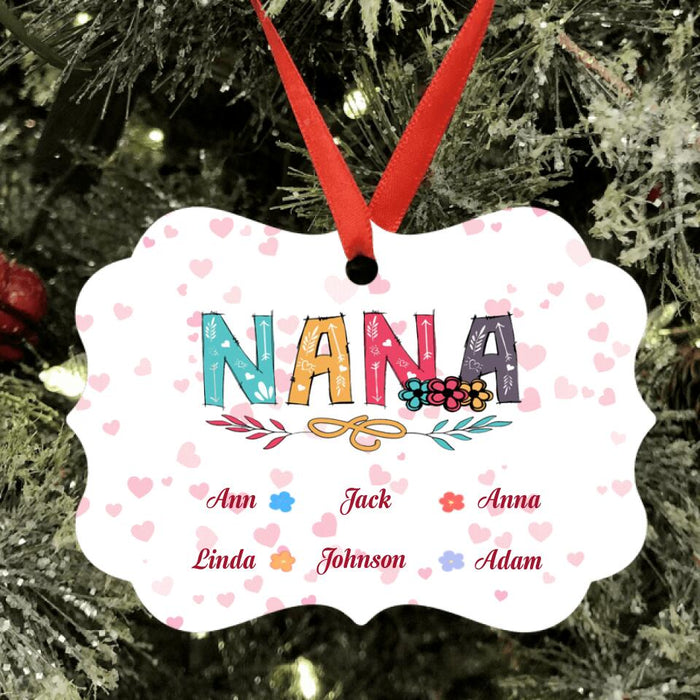 Personalized Grandma Ornament - Up to 6 Kids - Best Gift For Family - Blessed To Be Called Nana - R5OIKQ