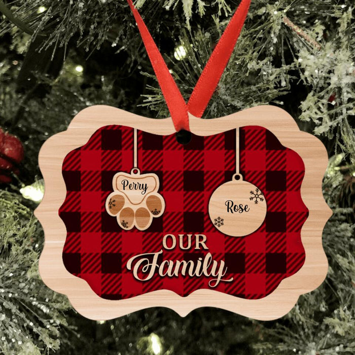 Personalized Christmas Family Ornament - Best Gift For Family - Our Family