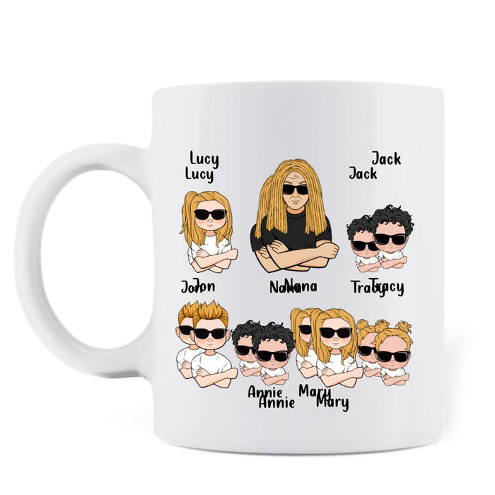 Personalized Kids & Grandma Coffee Mug - Gift For Grandma - Better Than Having You As Mom