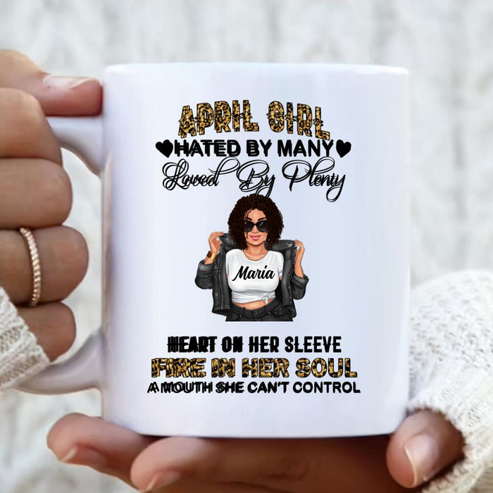 Personalized Girl Month Coffee Mug - Gift Idea For Girl/Friend - March Queen I Am Who I Am Your Approval Isn't Needed