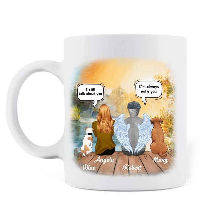 Personalized Memorial Coffee Mug - Gift From Daughter To Father - I Miss Him So Much