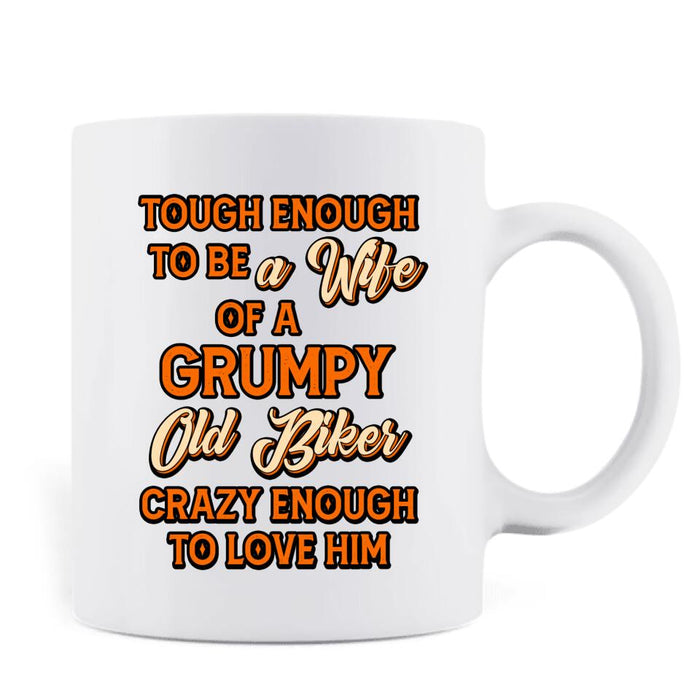 Personalized Couple Biker Coffee Mug - Gift Idea For Couple/Biker - You're My Ride Or Die