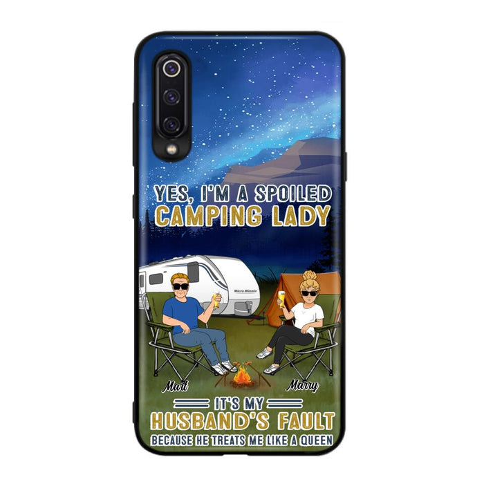Custom Personalized Husband And Wife Camping Phone Case - Gift Idea For Camping Couple - Yes, I'm A Spoiled Camping Lady - Case For Xiaomi, Oppo And Huawei