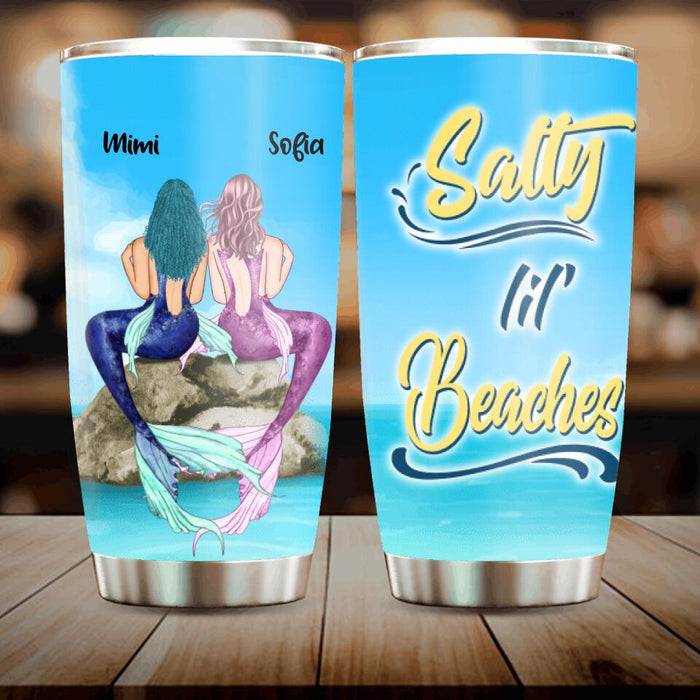 Personalized Little Mermaids Tumbler - Best Idea for Beach Lovers - Salty Lil' Beaches