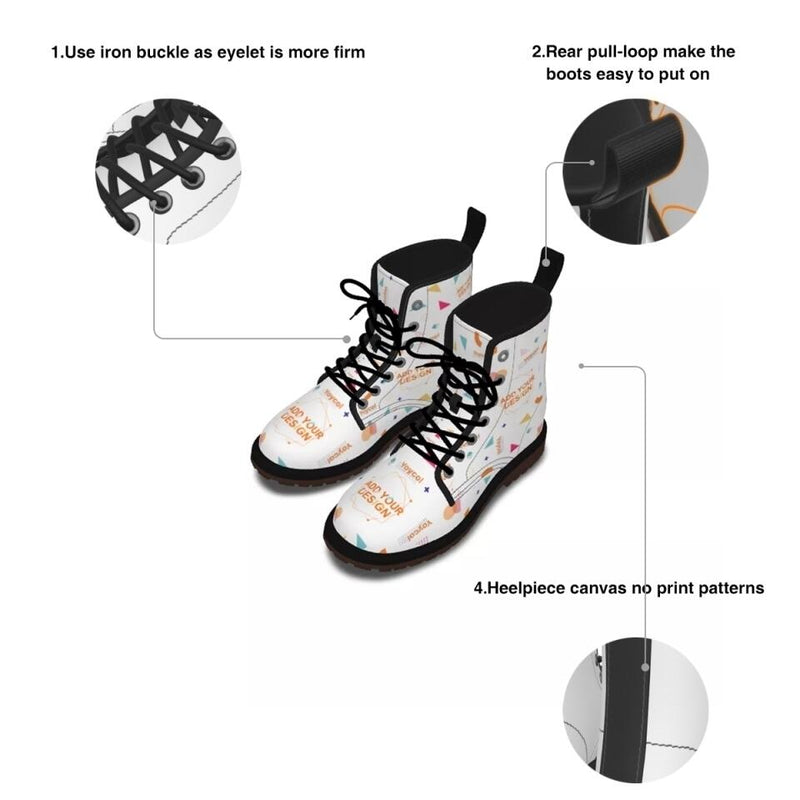 Personalized Dog Mom Martin Short Boots - Up to 4 Dogs - Gift Idea For Dog Lovers - Fur Mama