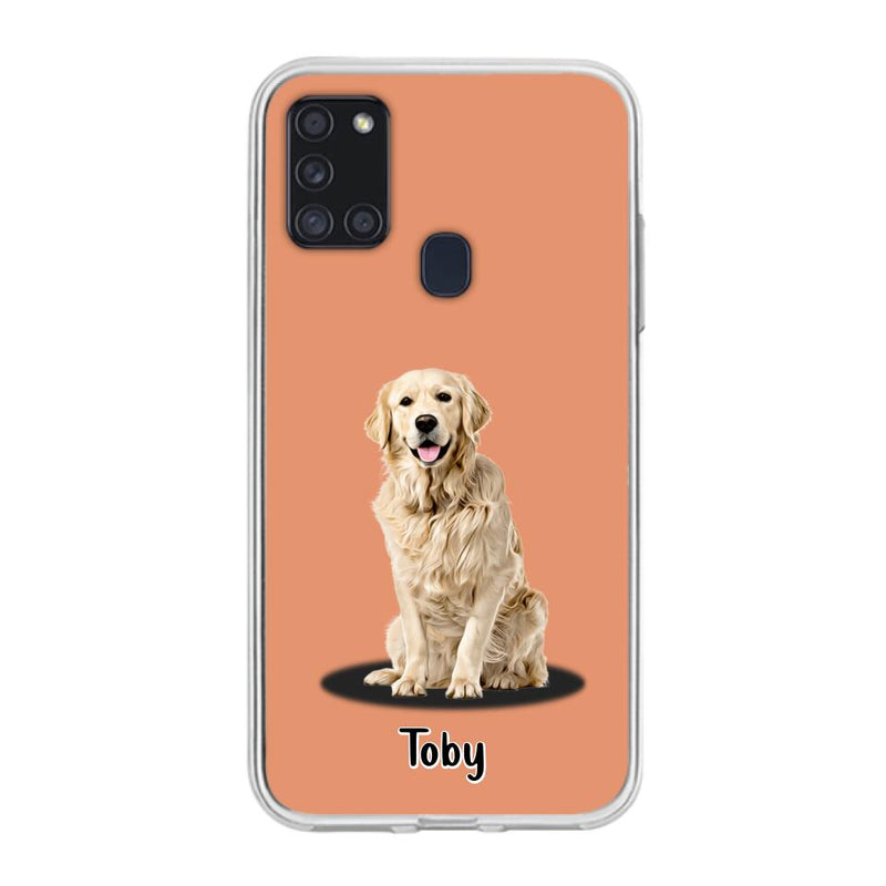 Custom Personalized Pet Phone Case - Up to 3 Pets - Gift Idea For Dog/ Cat Lover - Case For iPhone And Samsung