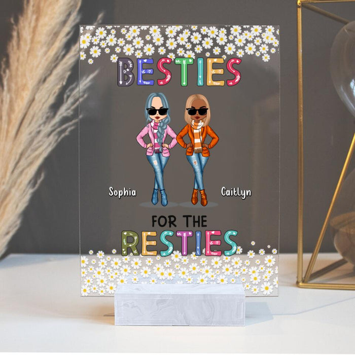 Personalized Best Friends Acrylic Plaque - Gift Idea For Friends - Up To 5 Friends