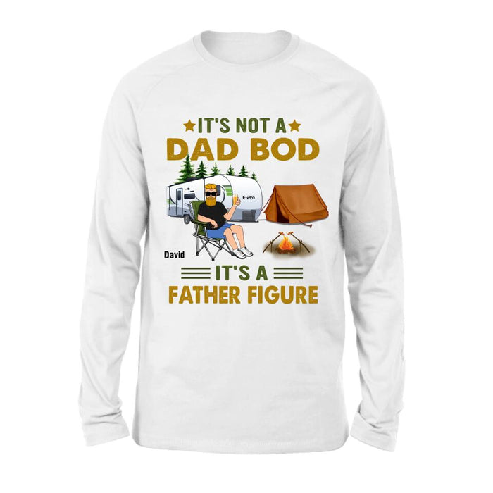 Personalized Dad Shirt - Gift Idea For Father's Day - It's Not A Dad Bod It's A Father Figure