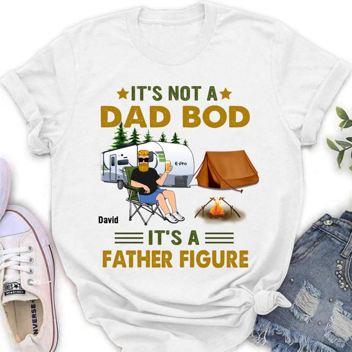 Personalized Dad Shirt - Gift Idea For Father's Day - It's Not A Dad Bod It's A Father Figure