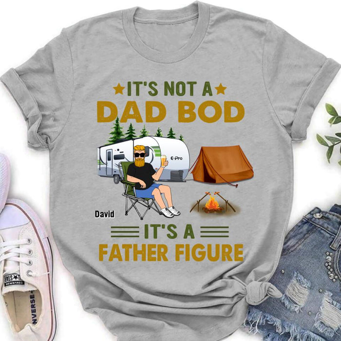 Personalized Dad Shirt - Gift Idea For Father's Day - It's Not A Dad Bod It's A Father Figure