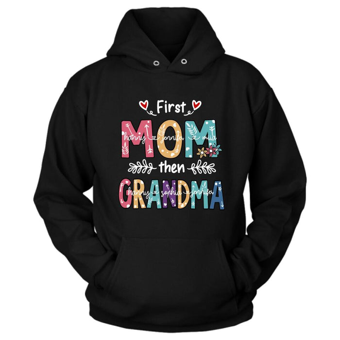 Personalized Mom Grandma T-shirt - Gift For Grandma - First Mom Then Grandma