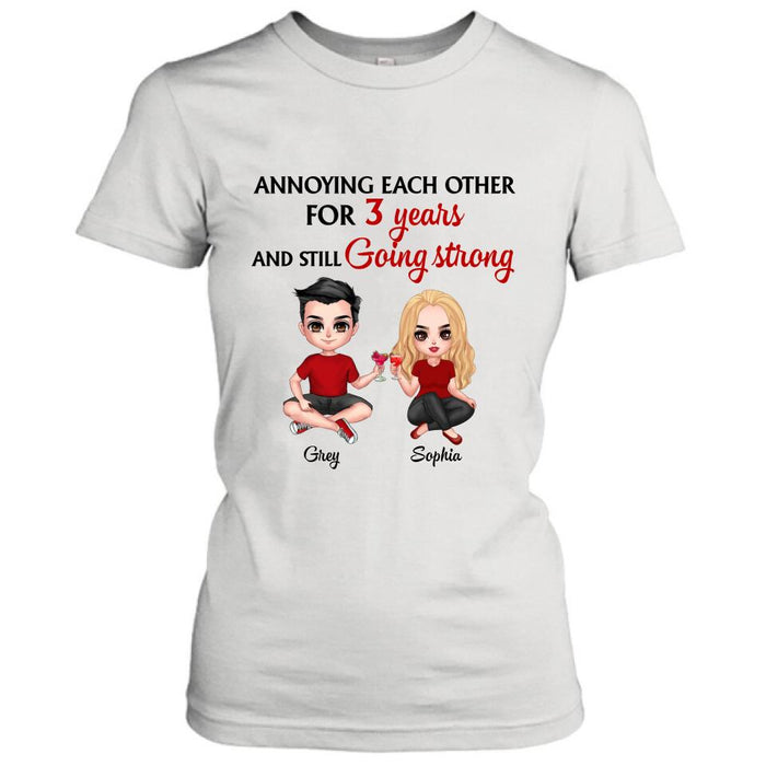 Personalized T-shirt/Pullover Hoodie/Long Sleeve - Gift for couples, lovers, husband and wife - Annoying Couple