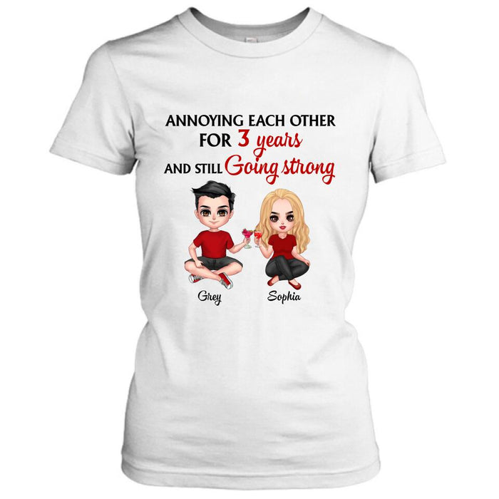 Personalized T-shirt/Pullover Hoodie/Long Sleeve - Gift for couples, lovers, husband and wife - Annoying Couple