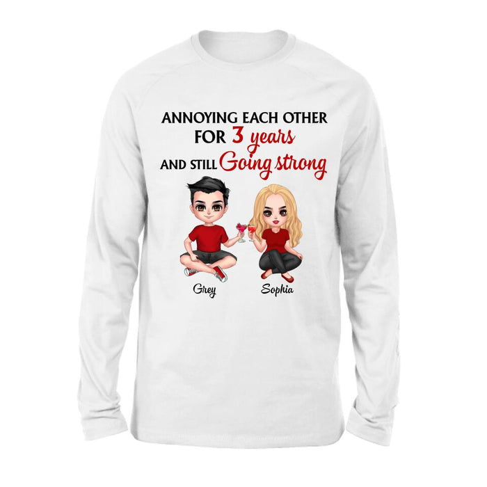 Personalized T-shirt/Pullover Hoodie/Long Sleeve - Gift for couples, lovers, husband and wife - Annoying Couple