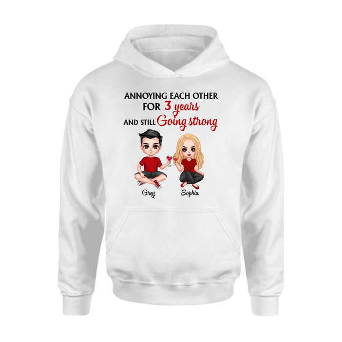 Personalized T-shirt/Pullover Hoodie/Long Sleeve - Gift for couples, lovers, husband and wife - Annoying Couple