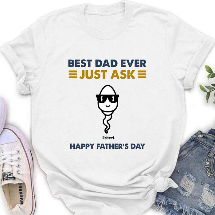 Personalized Father's Day Shirt/Pullover Hoodie - Up to 7 Kids - Father's Day Gift Idea - Best Father Ever