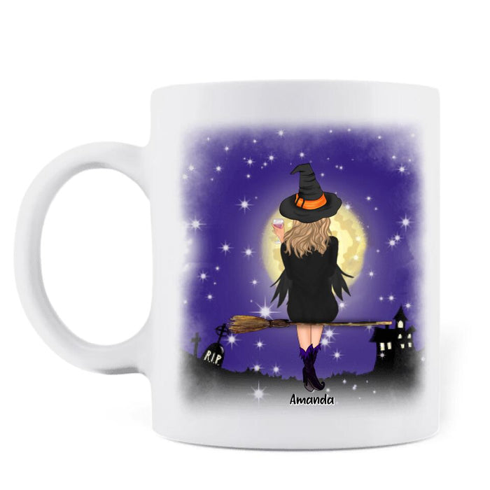 Personalized Witchy Coffee Mug - Up to 4 Witches - Stay Wild Moon Child - OCEL9Z