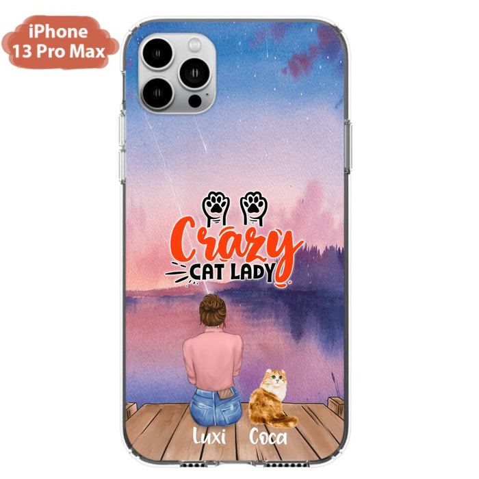 Personalized Cat Mom Phone Case - Up to 5 Cats - Gift Idea For Cat Lover - Best Cat Mom Ever - Case For iPhone And Samsung