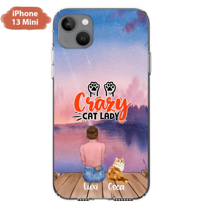 Personalized Cat Mom Phone Case - Up to 5 Cats - Gift Idea For Cat Lover - Best Cat Mom Ever - Case For iPhone And Samsung