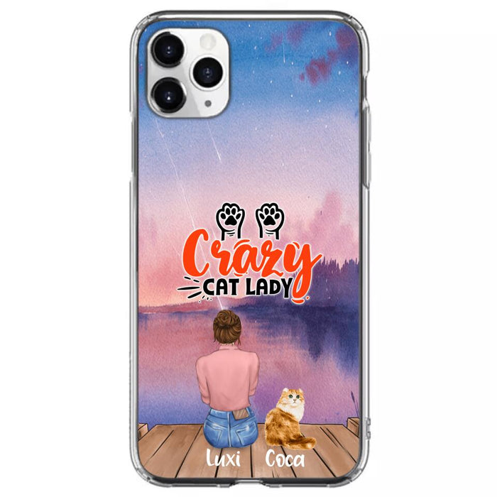 Personalized Cat Mom Phone Case - Up to 5 Cats - Gift Idea For Cat Lover - Best Cat Mom Ever - Case For iPhone And Samsung