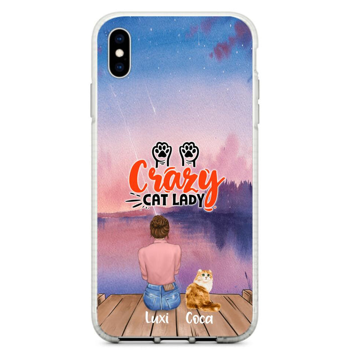 Personalized Cat Mom Phone Case - Up to 5 Cats - Gift Idea For Cat Lover - Best Cat Mom Ever - Case For iPhone And Samsung