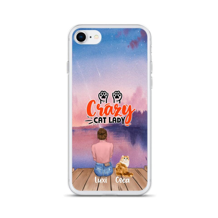 Personalized Cat Mom Phone Case - Up to 5 Cats - Gift Idea For Cat Lover - Best Cat Mom Ever - Case For iPhone And Samsung