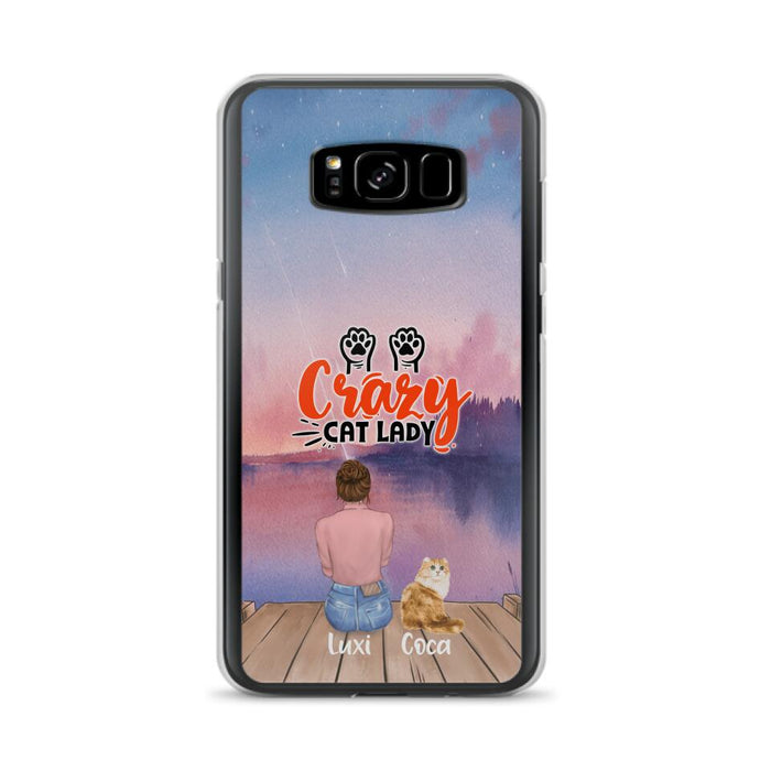 Personalized Cat Mom Phone Case - Up to 5 Cats - Gift Idea For Cat Lover - Best Cat Mom Ever - Case For iPhone And Samsung