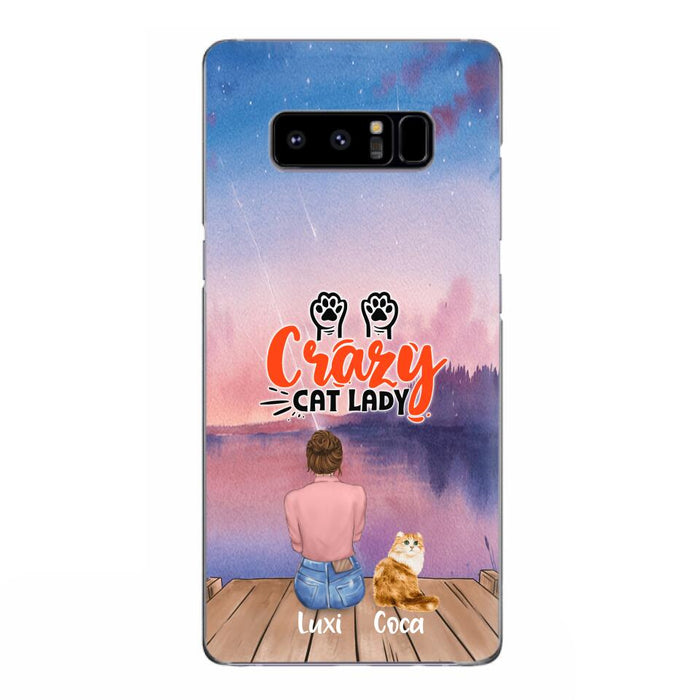 Personalized Cat Mom Phone Case - Up to 5 Cats - Gift Idea For Cat Lover - Best Cat Mom Ever - Case For iPhone And Samsung