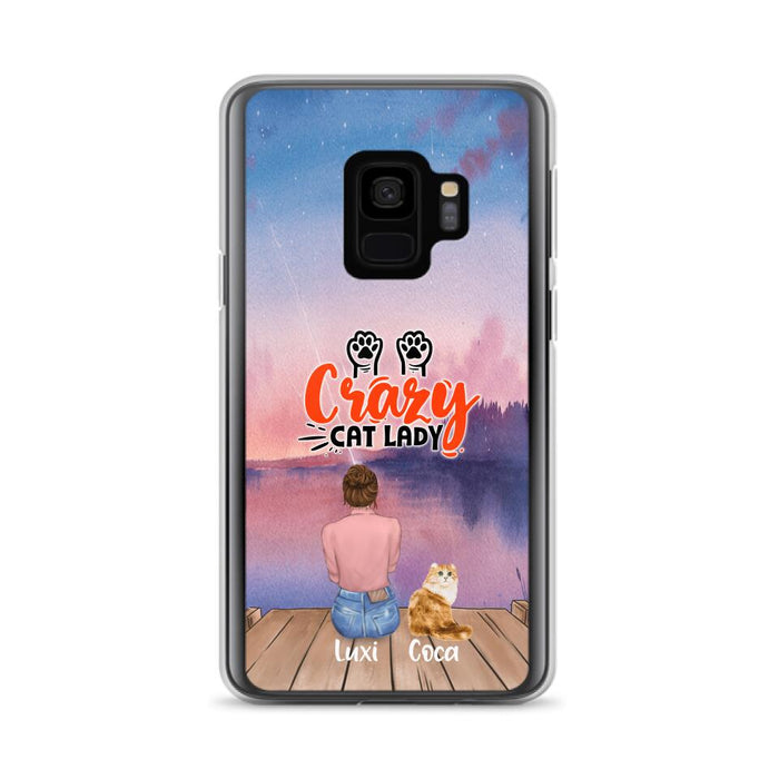 Personalized Cat Mom Phone Case - Up to 5 Cats - Gift Idea For Cat Lover - Best Cat Mom Ever - Case For iPhone And Samsung