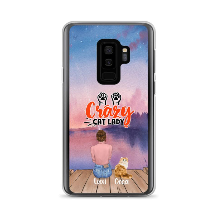 Personalized Cat Mom Phone Case - Up to 5 Cats - Gift Idea For Cat Lover - Best Cat Mom Ever - Case For iPhone And Samsung