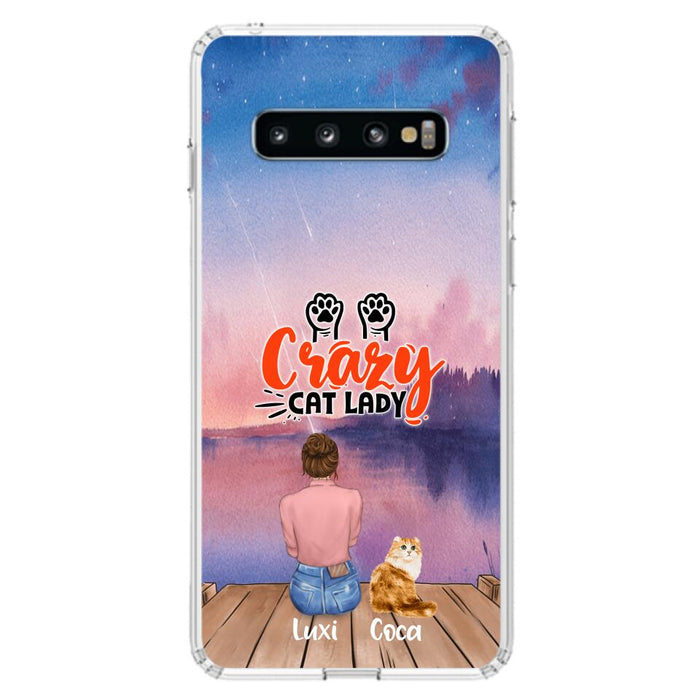 Personalized Cat Mom Phone Case - Up to 5 Cats - Gift Idea For Cat Lover - Best Cat Mom Ever - Case For iPhone And Samsung