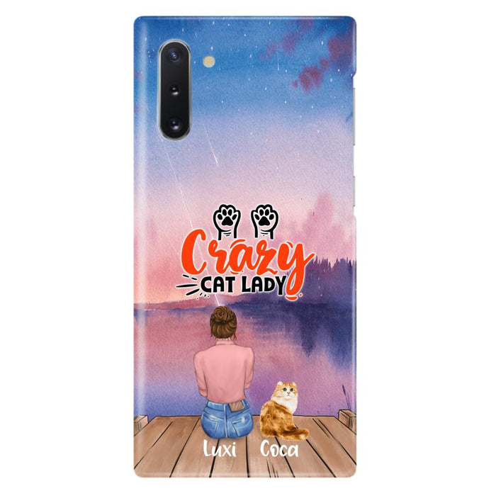 Personalized Cat Mom Phone Case - Up to 5 Cats - Gift Idea For Cat Lover - Best Cat Mom Ever - Case For iPhone And Samsung