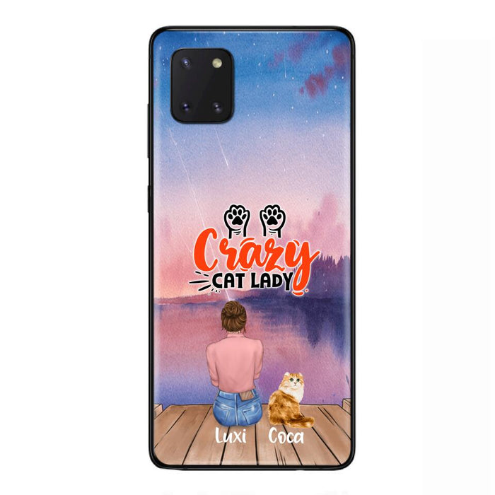 Personalized Cat Mom Phone Case - Up to 5 Cats - Gift Idea For Cat Lover - Best Cat Mom Ever - Case For iPhone And Samsung