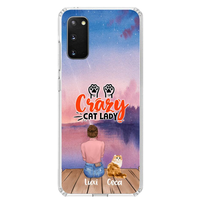 Personalized Cat Mom Phone Case - Up to 5 Cats - Gift Idea For Cat Lover - Best Cat Mom Ever - Case For iPhone And Samsung