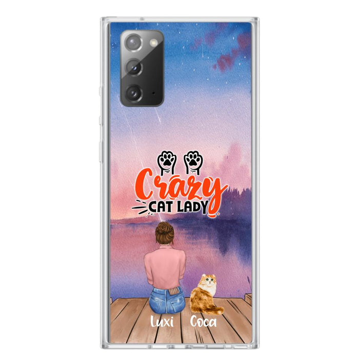 Personalized Cat Mom Phone Case - Up to 5 Cats - Gift Idea For Cat Lover - Best Cat Mom Ever - Case For iPhone And Samsung