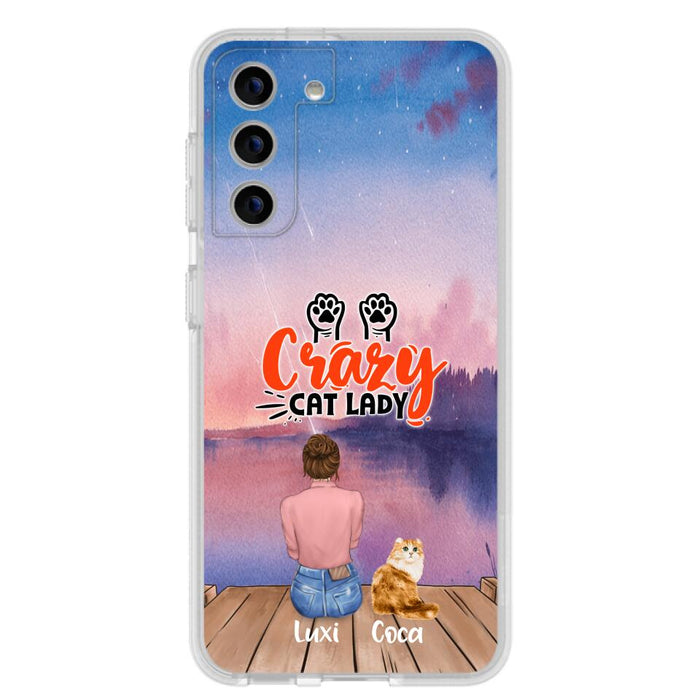 Personalized Cat Mom Phone Case - Up to 5 Cats - Gift Idea For Cat Lover - Best Cat Mom Ever - Case For iPhone And Samsung