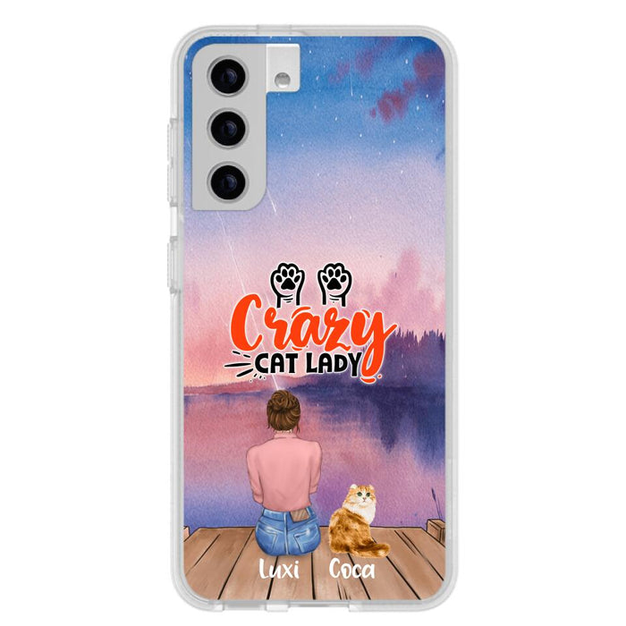 Personalized Cat Mom Phone Case - Up to 5 Cats - Gift Idea For Cat Lover - Best Cat Mom Ever - Case For iPhone And Samsung