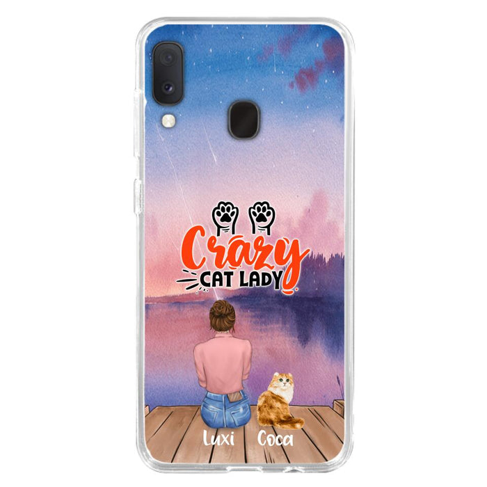 Personalized Cat Mom Phone Case - Up to 5 Cats - Gift Idea For Cat Lover - Best Cat Mom Ever - Case For iPhone And Samsung