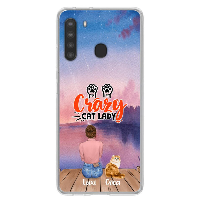 Personalized Cat Mom Phone Case - Up to 5 Cats - Gift Idea For Cat Lover - Best Cat Mom Ever - Case For iPhone And Samsung