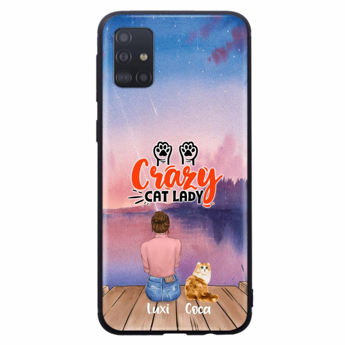 Personalized Cat Mom Phone Case - Up to 5 Cats - Gift Idea For Cat Lover - Best Cat Mom Ever - Case For iPhone And Samsung
