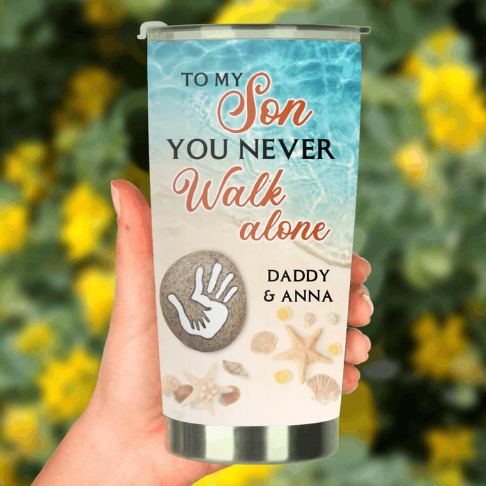 Personalized Dad And Son/Daughter Best Friends For Life Tumbler - Gift Idea For Father's Day - Gift For Son/Daughter From Dad