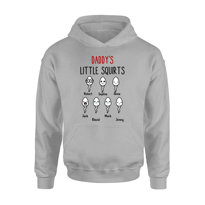 Personalized Happy Father's Day Shirt - Gift Idea For Father with up to 7 Sperms