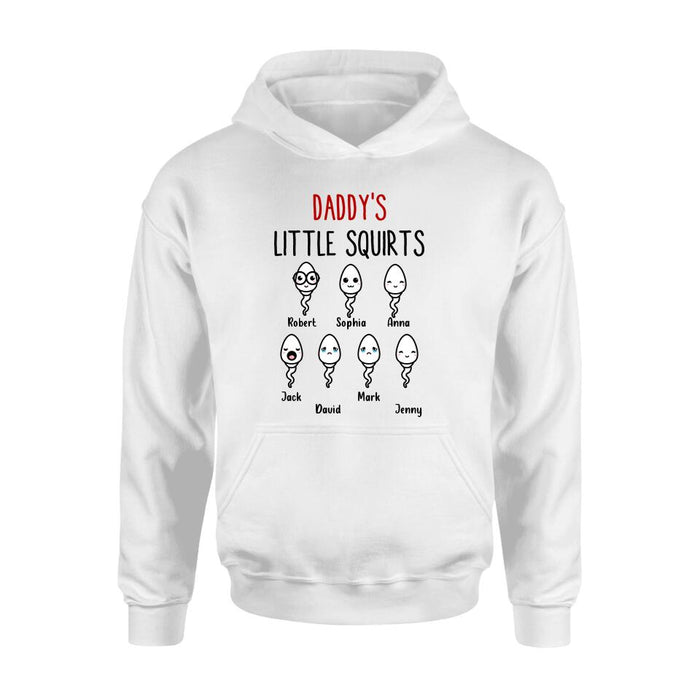 Personalized Happy Father's Day Shirt - Gift Idea For Father with up to 7 Sperms